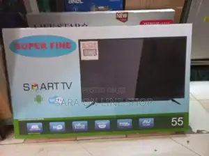 SUPER FINE 55" Smart Android TV – UHD, Double Glass