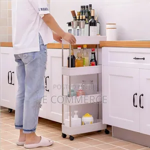 4 Tier Moveable Storage Rack