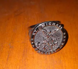 Saint Michael Soild Ring