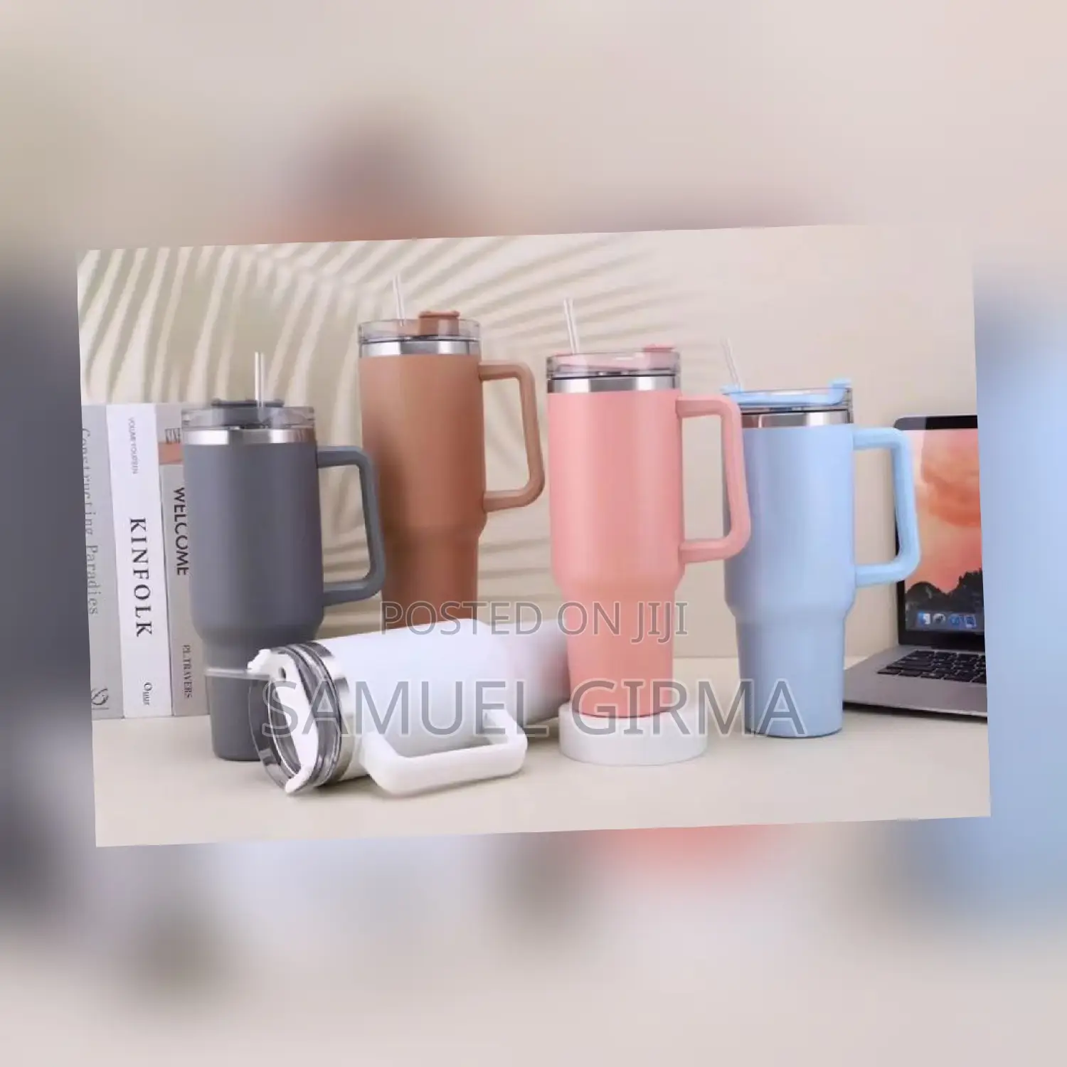 Double Layer Stainless Stilltumblerswith Straw(Travel Cup)