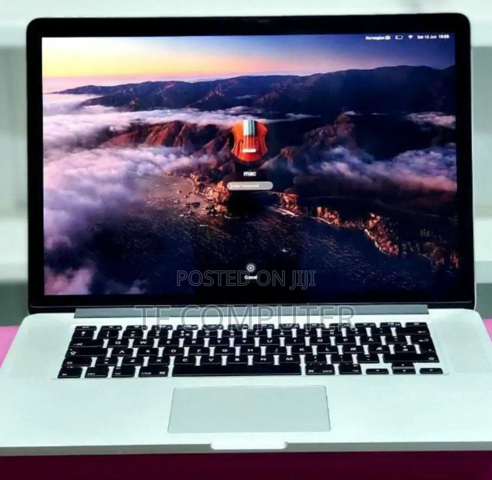 New Laptop Apple MacBook Pro 2015 16GB Intel Core I7 SSD 512GB