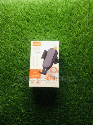 Photo - Ldnio MW21 Car Mount Phone Holder and Wireless Charger