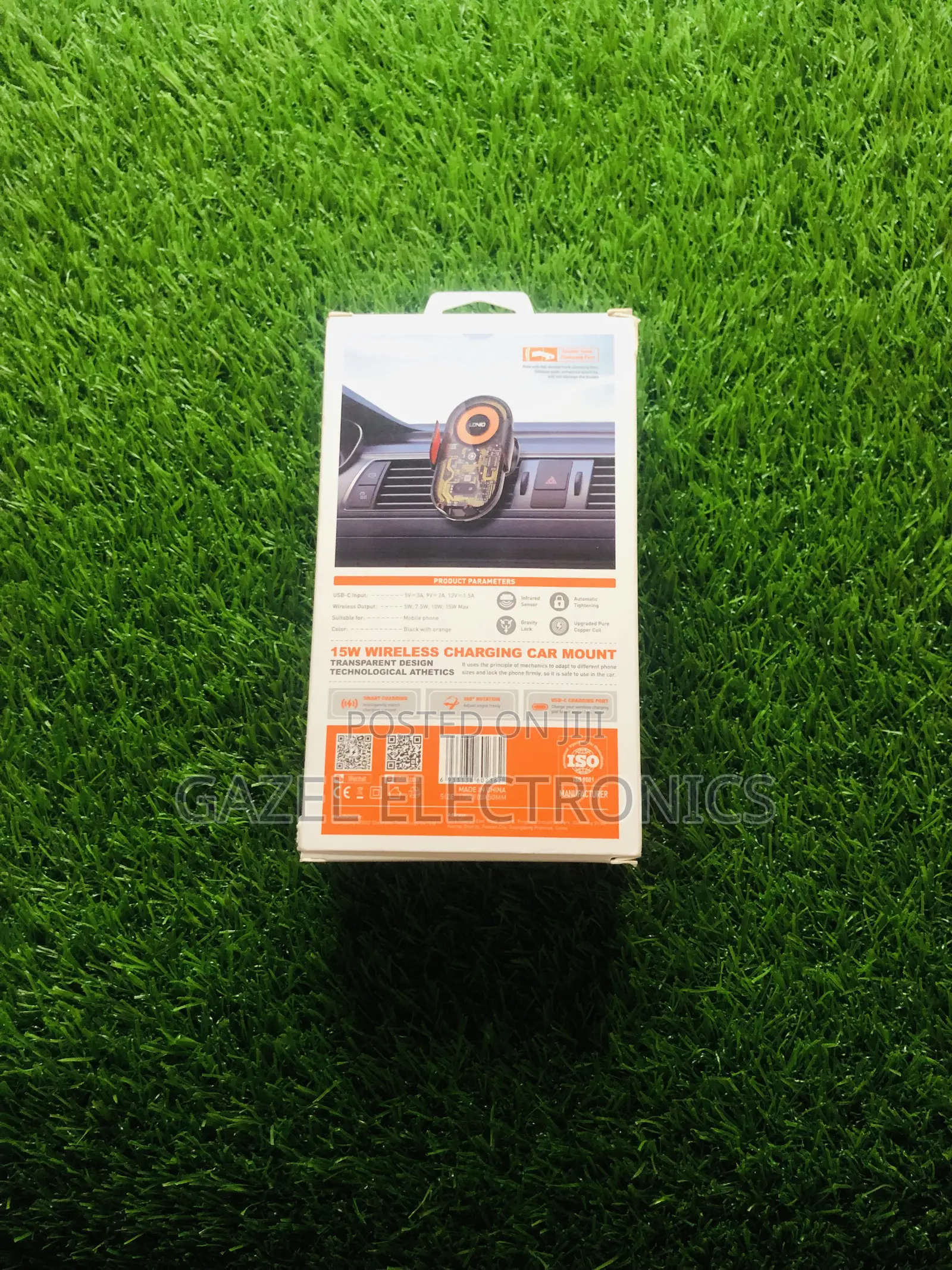 Ldino MA30 Car Mount, Phone Holder, Wireless Charger