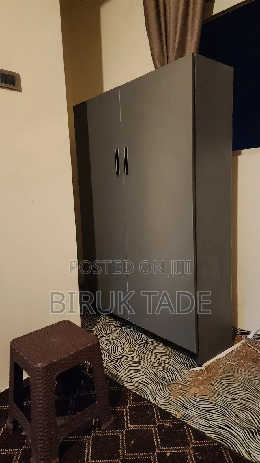 ጫማ መደርደሪያ 150×100 With Sliding Door With Laminated MDF