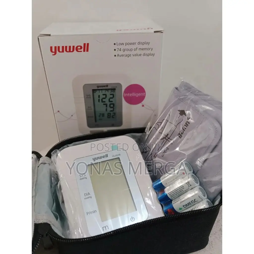 Digital Yuwell Blood Pressure Monitor~形bp Monitoring奕₩Bp ማሽን