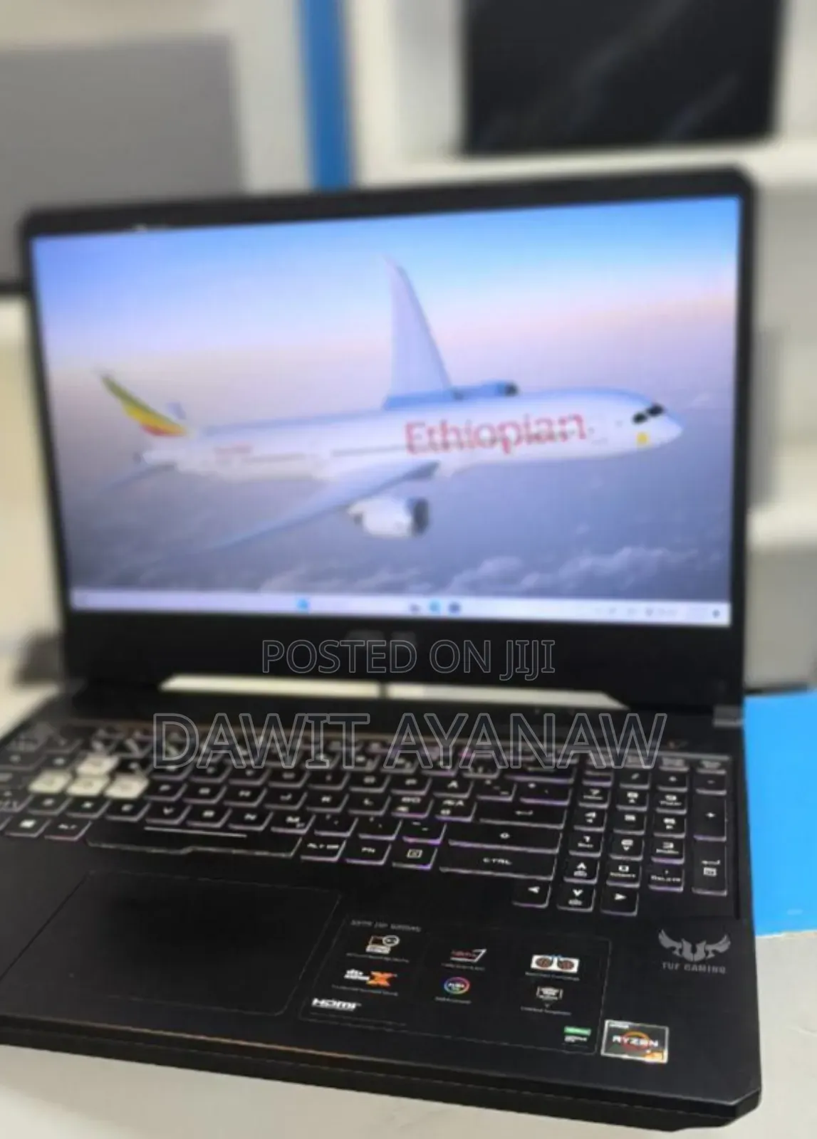 New Laptop Asus TUF Gaming A15 16GB AMD Ryzen 7 SSD 512GB