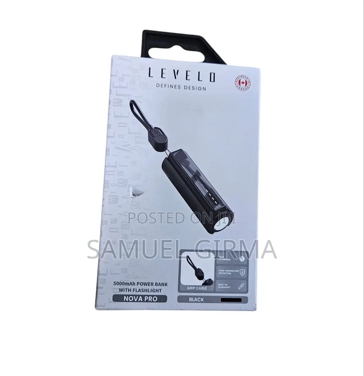 Levelo Nova Pro Power Bank With Flashlight