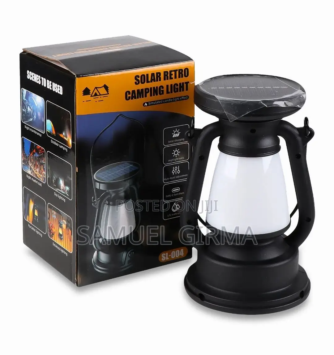  Portable Solar Camping Lamp