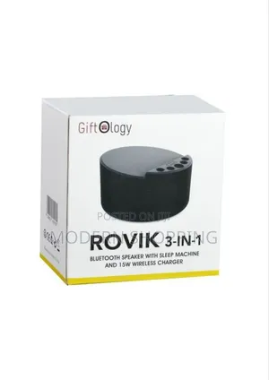 ROVIK 3-in-1 Speaker With Sleep Machine Wireless Charger
