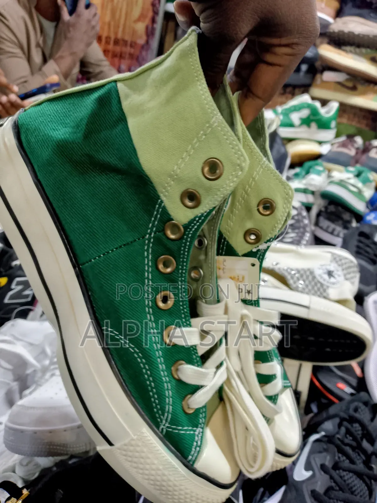 Converse All Star Green Very Good Quality Shoes for You