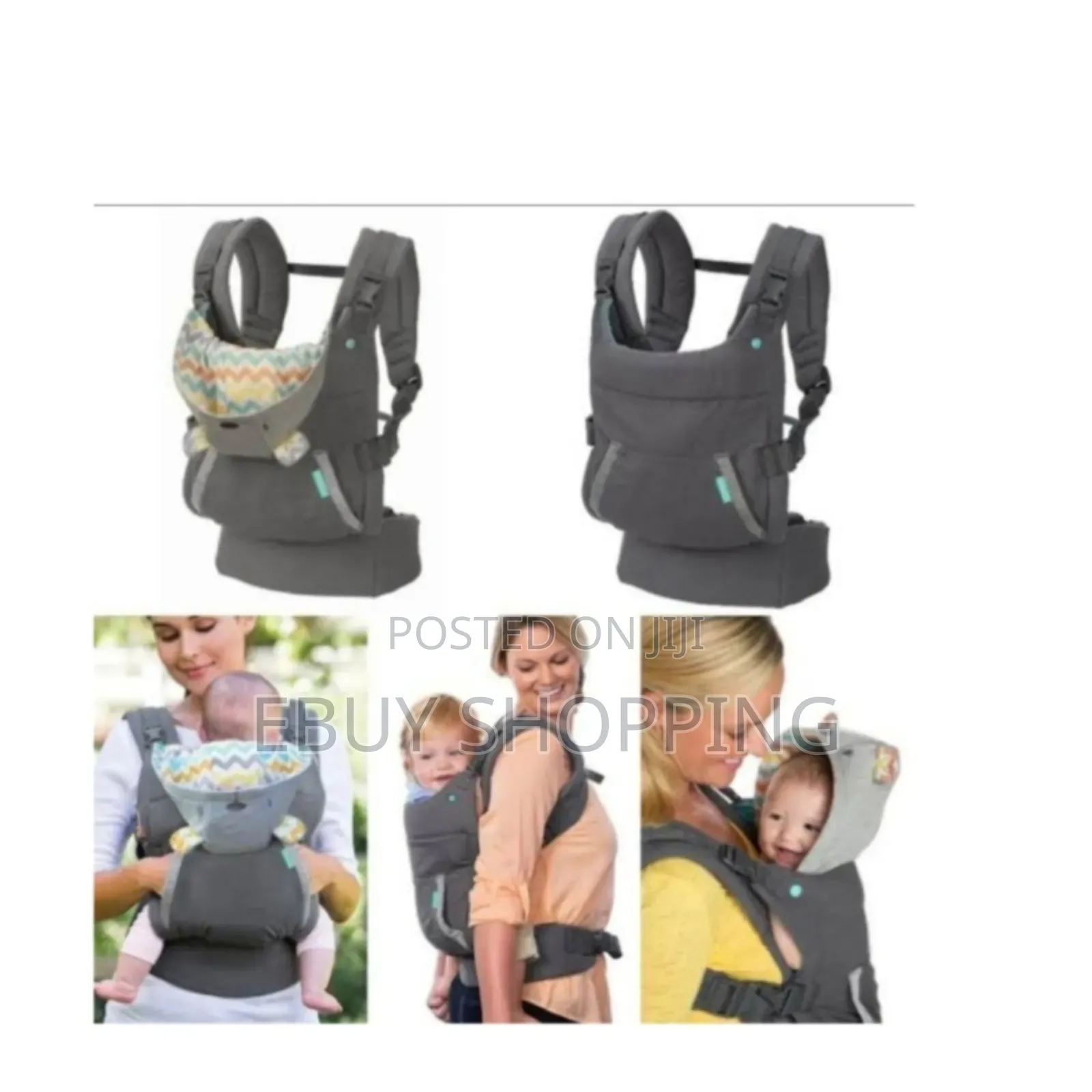 Ergonomic (ባለ ኮፍያ) Baby Carrier