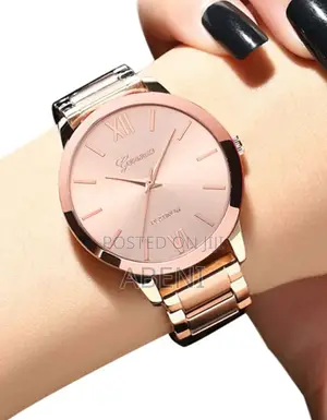 Elegant Ladies Rose Gold Watch