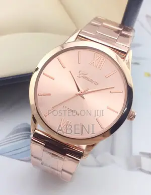 Elegant Ladies Rose Gold Watch