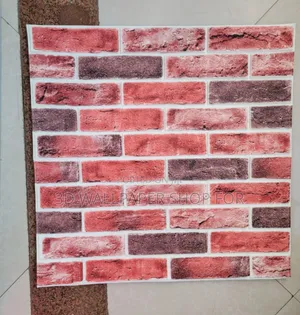 3d Wall Paper Sticker Bricks
