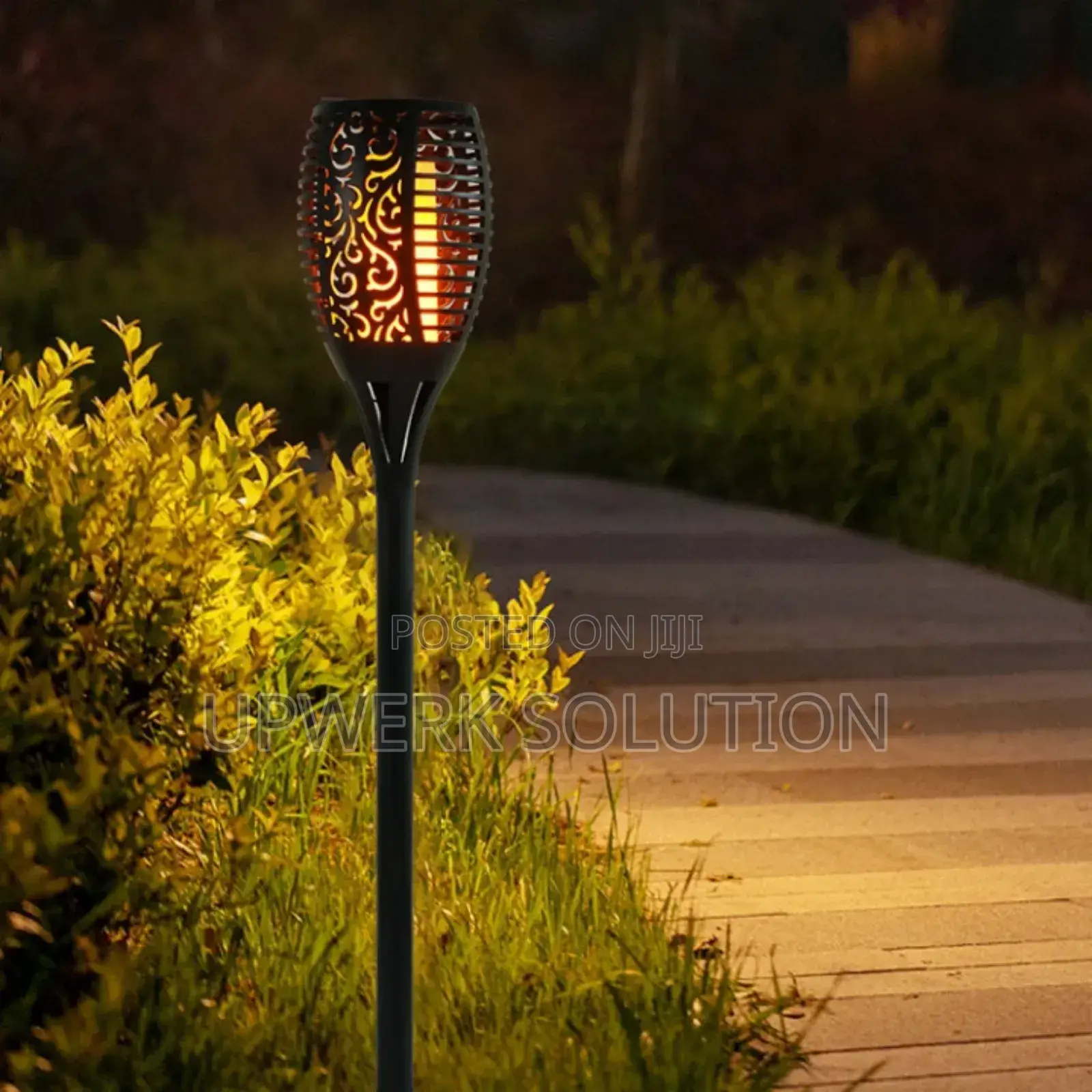 Solar Powered Flame Led Light