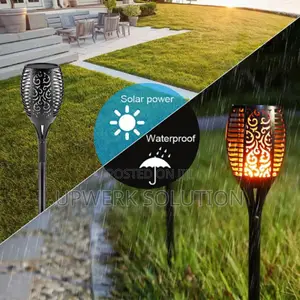 Solar Powered Flame Led Light