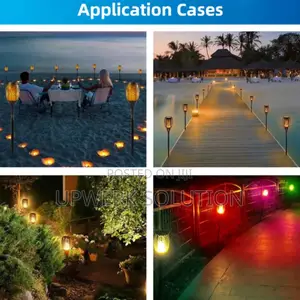 Solar Powered Flame Led Light