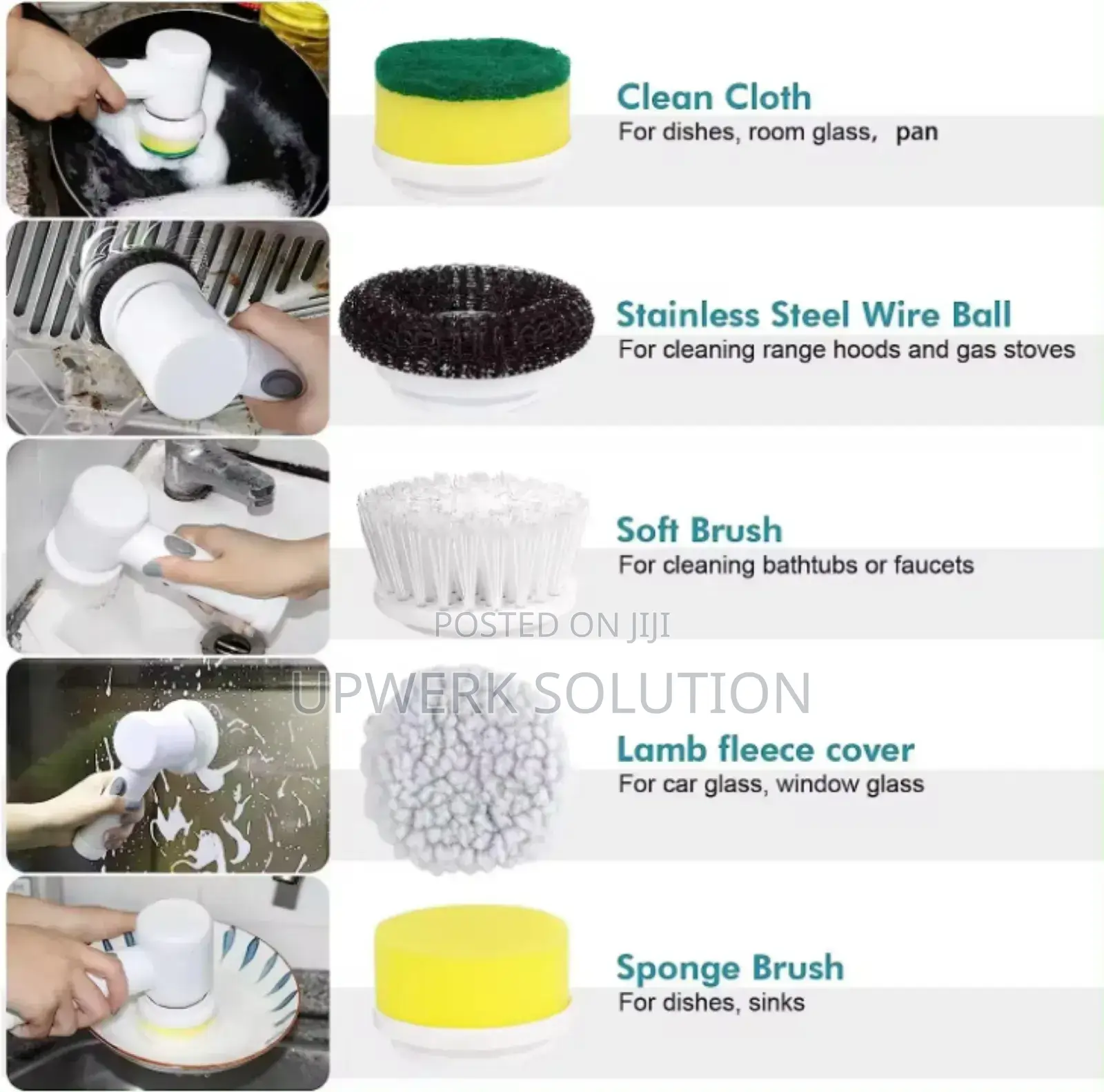 5 in 1 Electric Magic Cleaning Brush High Quality