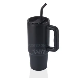 Bern Stainless Steel Tumbler With Reusable Straw
