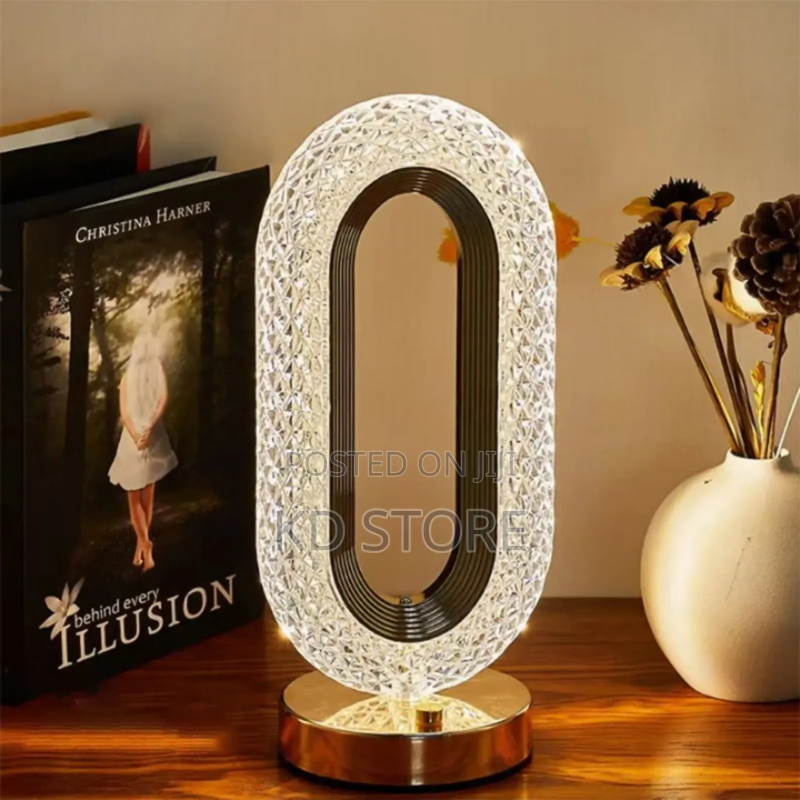 LED Crystal Table Lamp