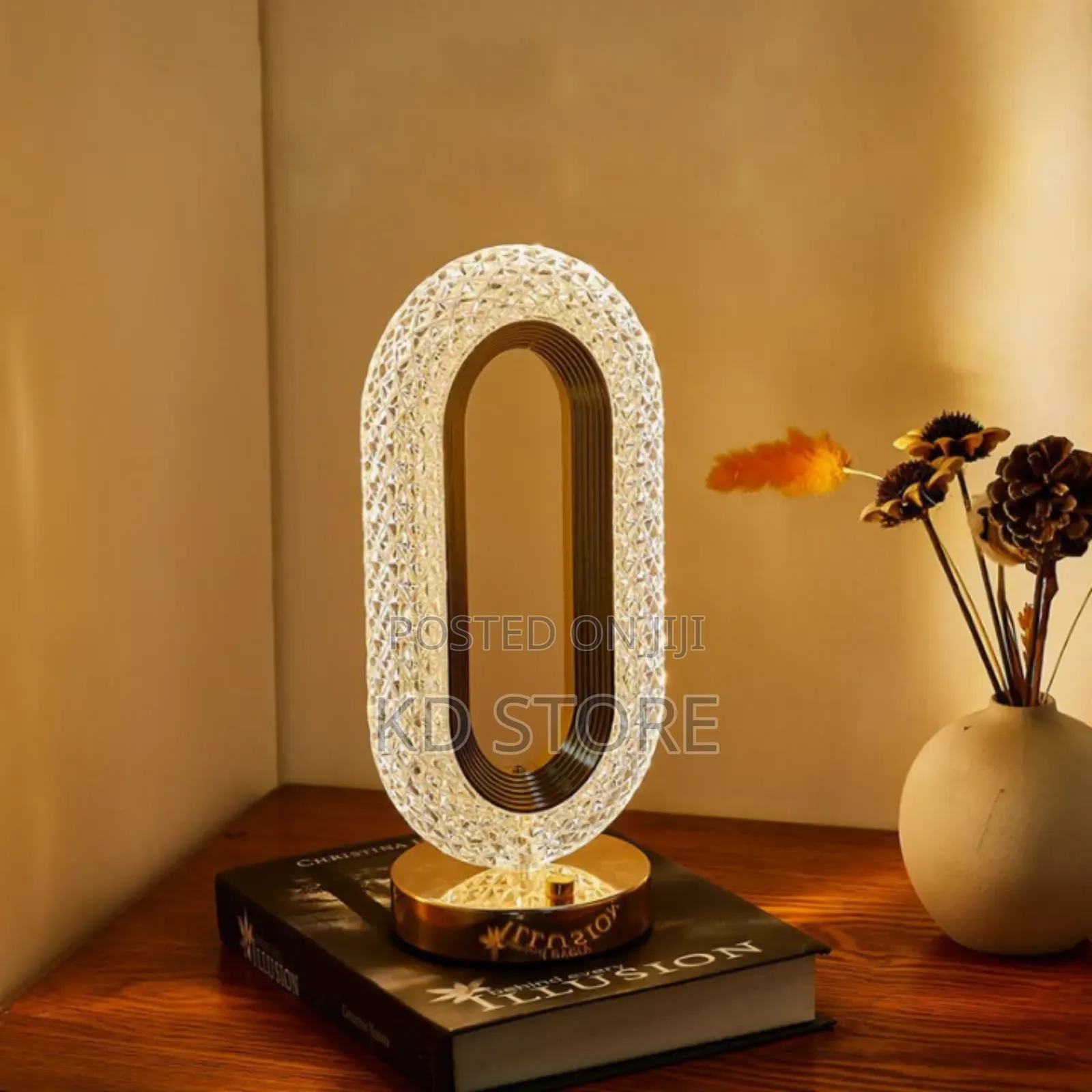 LED Crystal Table Lamp