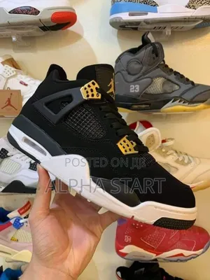 Photo - Air Jordan 4 Golden Royal High Quality Shoes for You