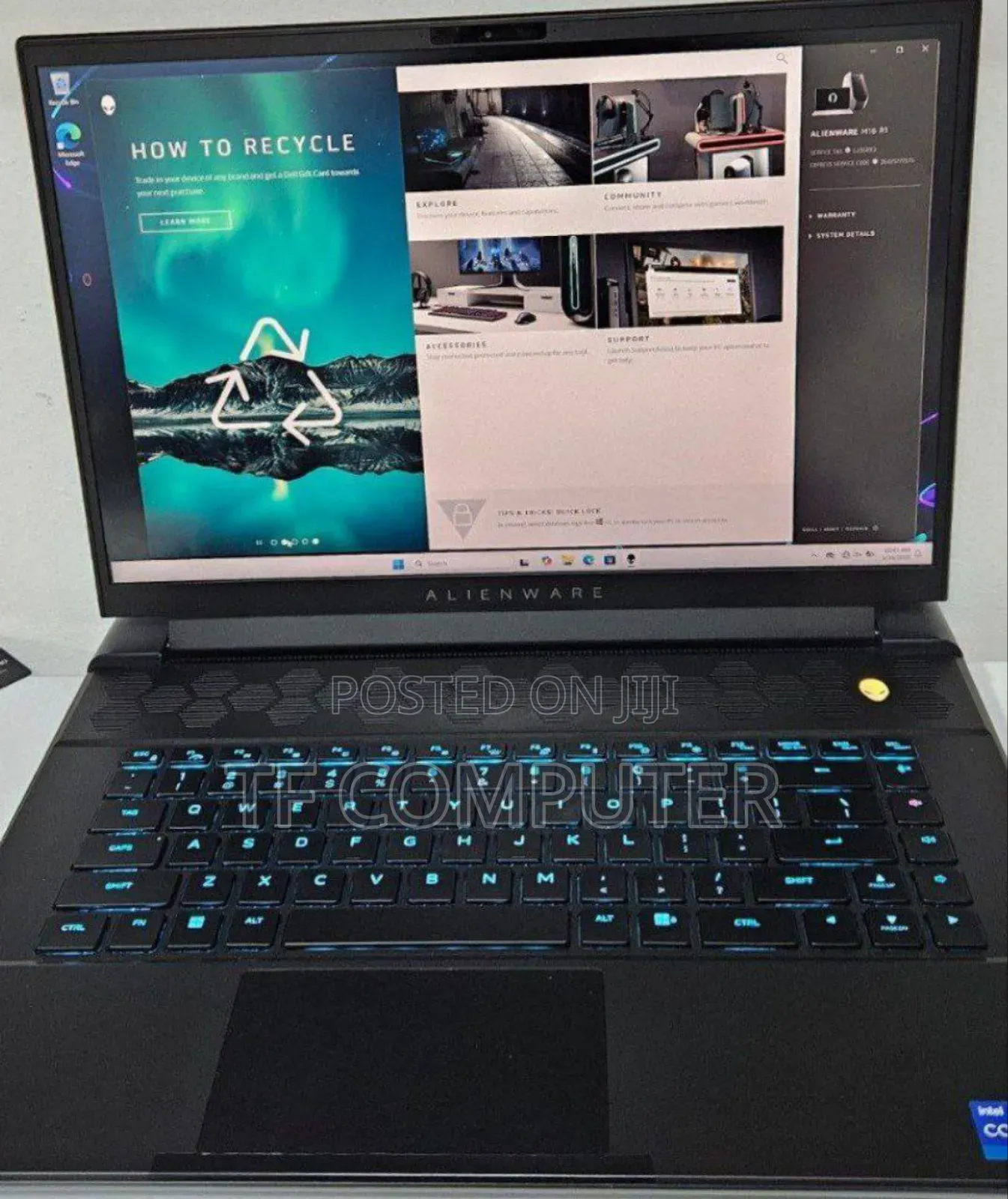 New Laptop Alienware M15 R3 16GB Intel Core I7 SSD 1T
