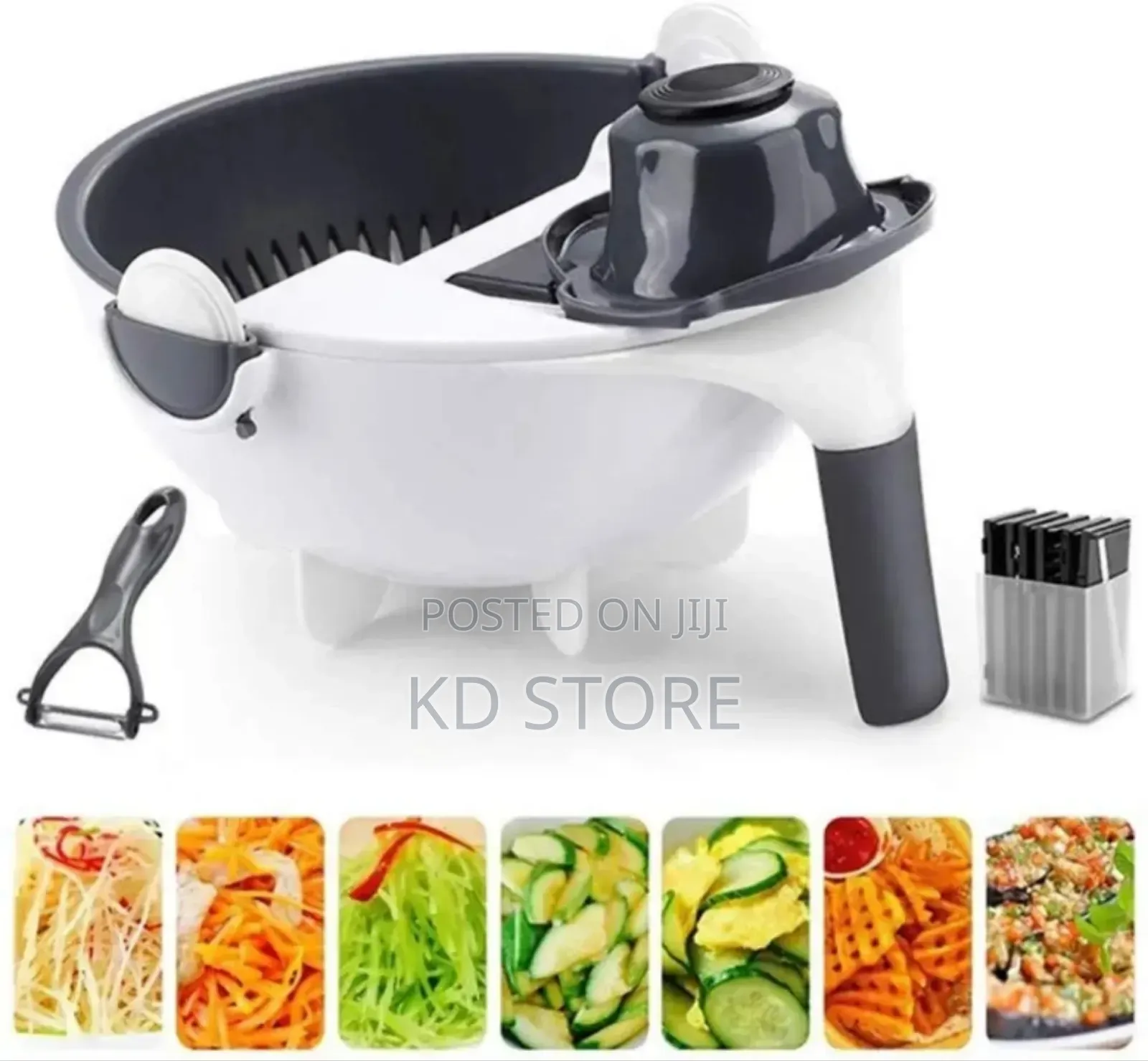 Multifunctional Wet Basket Vegetable Cutter