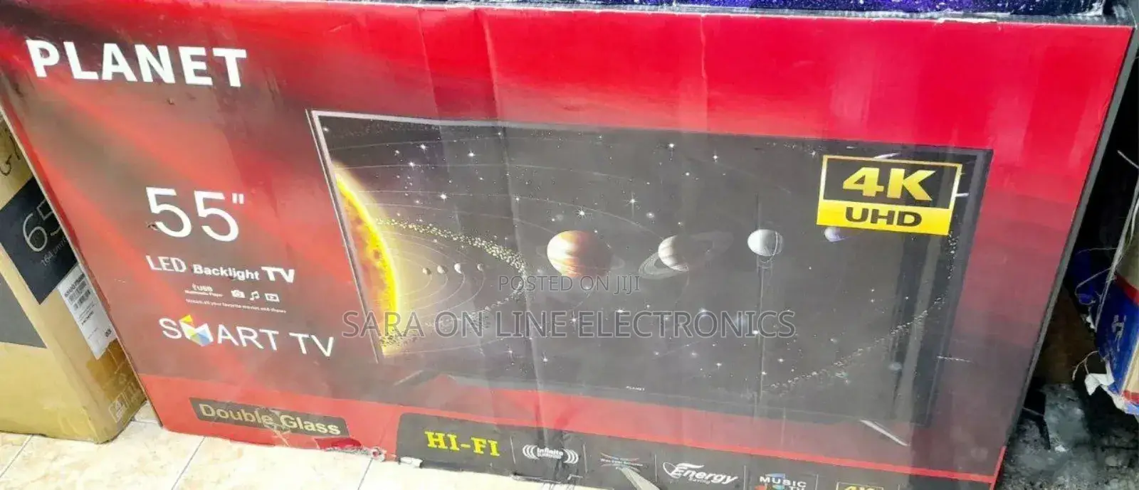 PLANET 55" UHD Smart LED TV | Hi-Fi Sound |