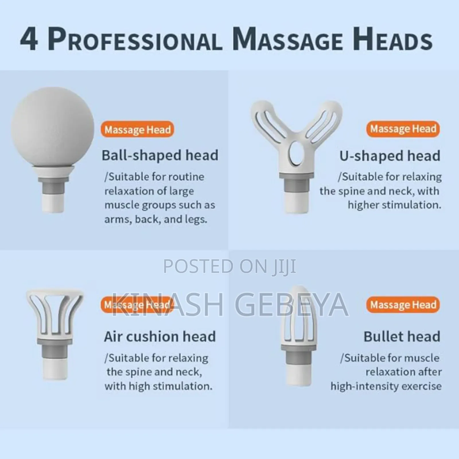 4in1 Mini Massager Gun