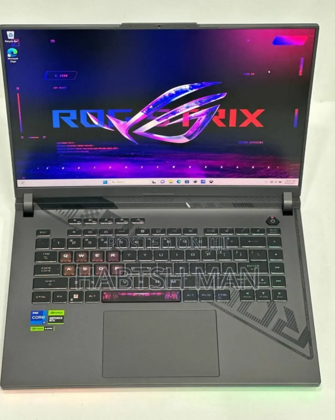 New Laptop Asus ROG Strix G15 16GB Intel Core I7 SSD 1T