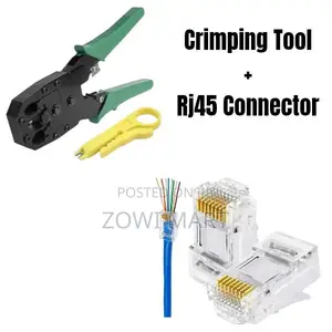 Photo - Crimping Crimper Tool +30 Pcs Rj45 Connectors