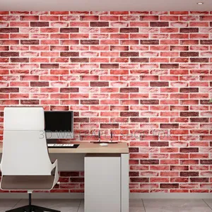 3d Brick Wall Designed Wall Paper