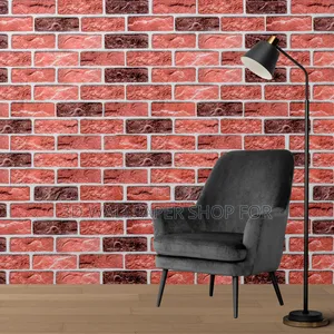 3d Brick Wall Designed Wall Paper