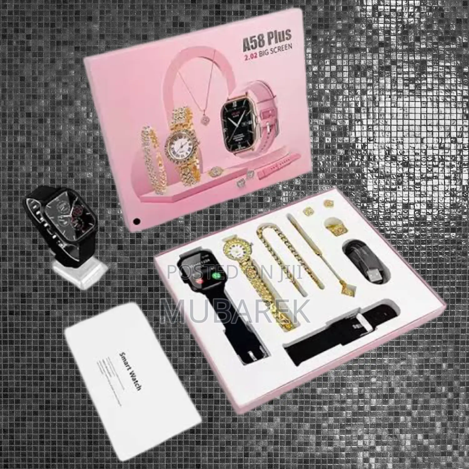 A58 Plus: Large Screen Smartwatch