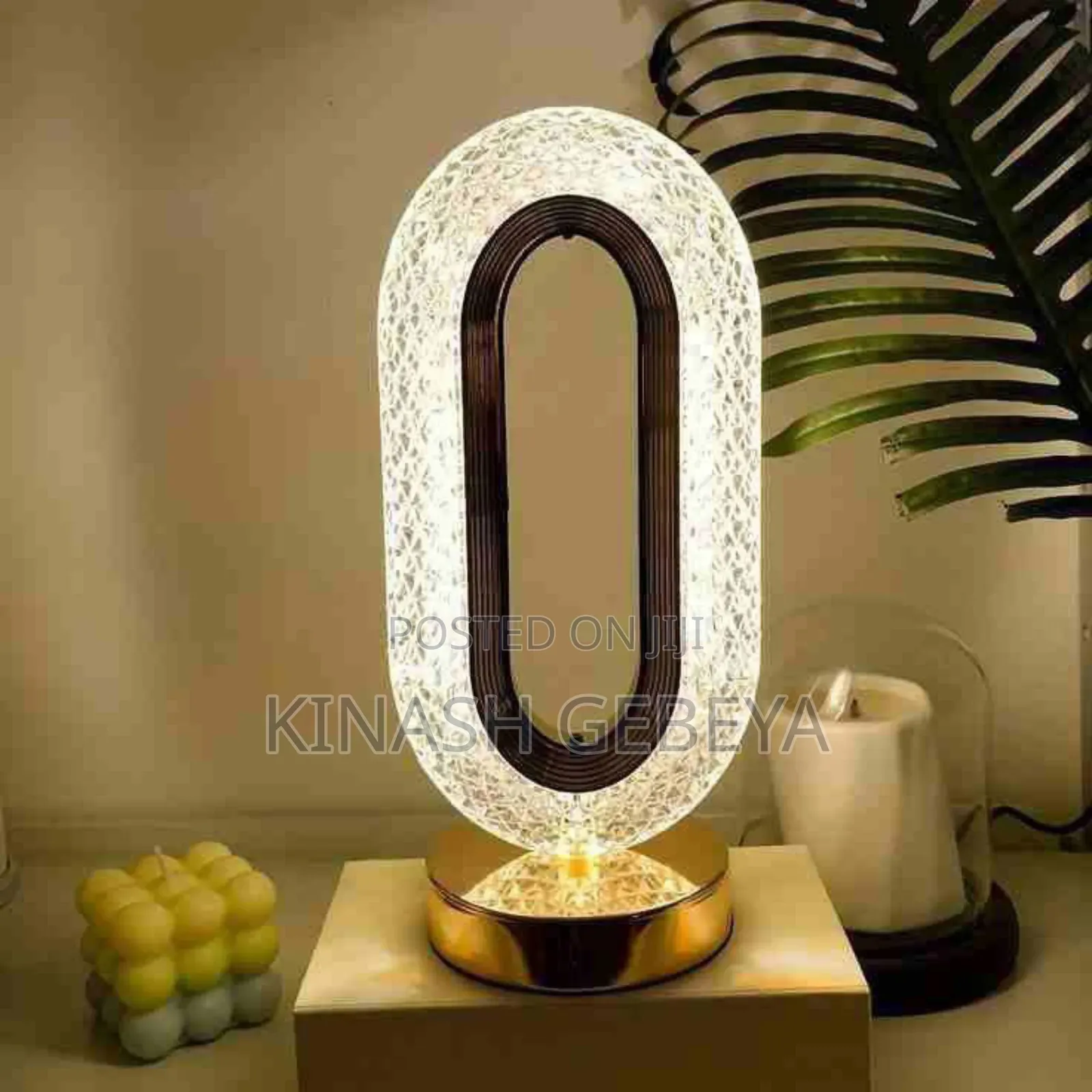 High Quality Led Crystal Table Lump