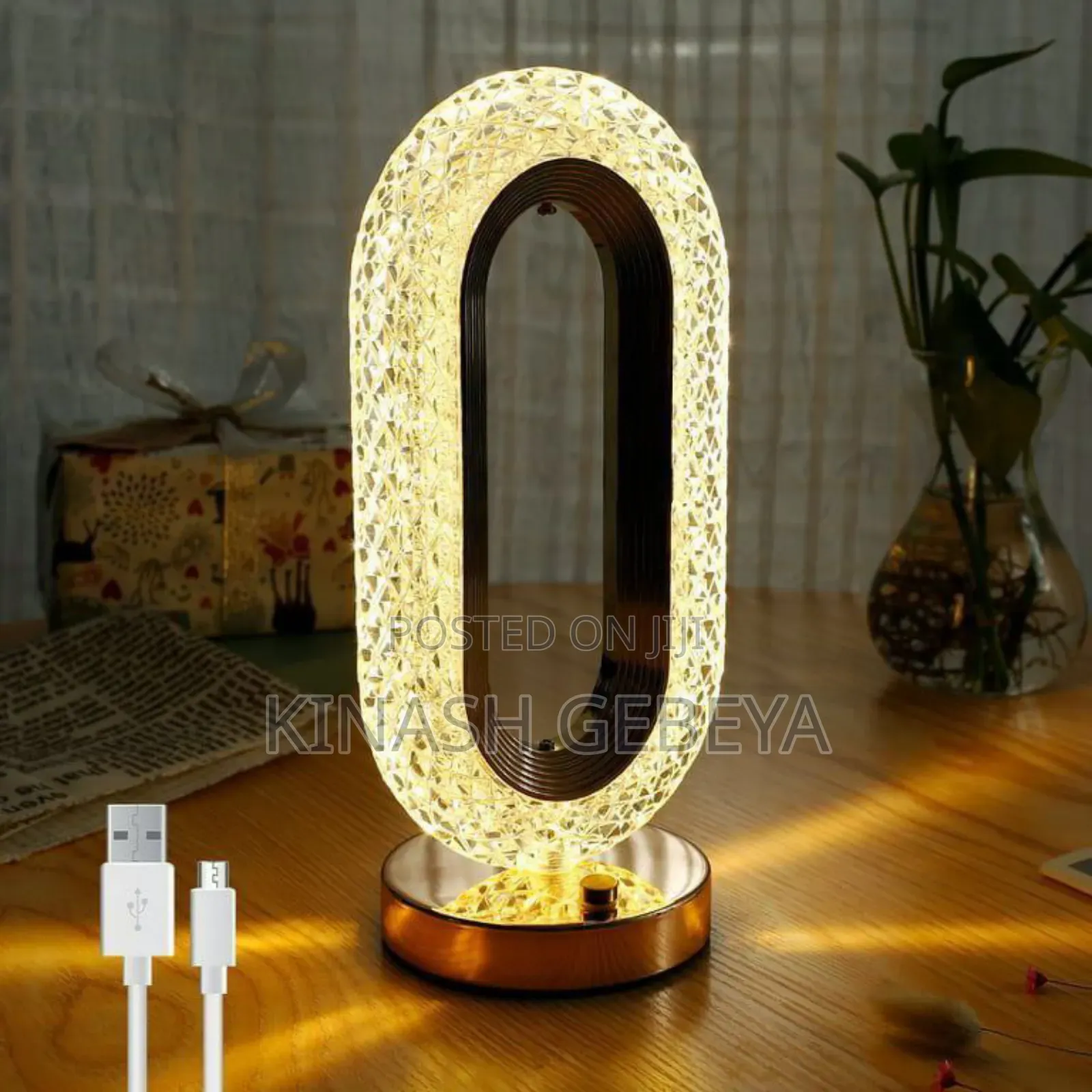 High Quality Led Crystal Table Lump