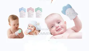 Photo - Silicon Baby Tooth Gum Mittens