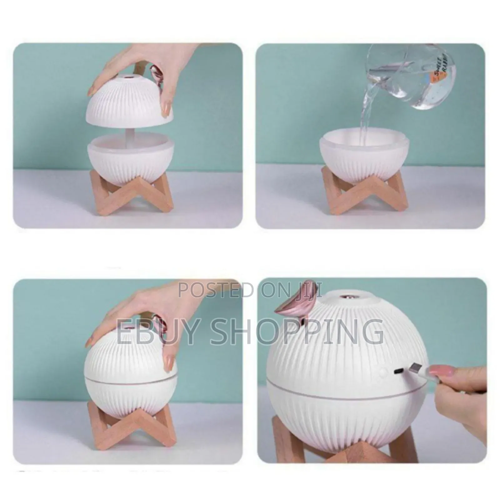 **Sleep Better With Silent Humidifier Soothing Led Lights**