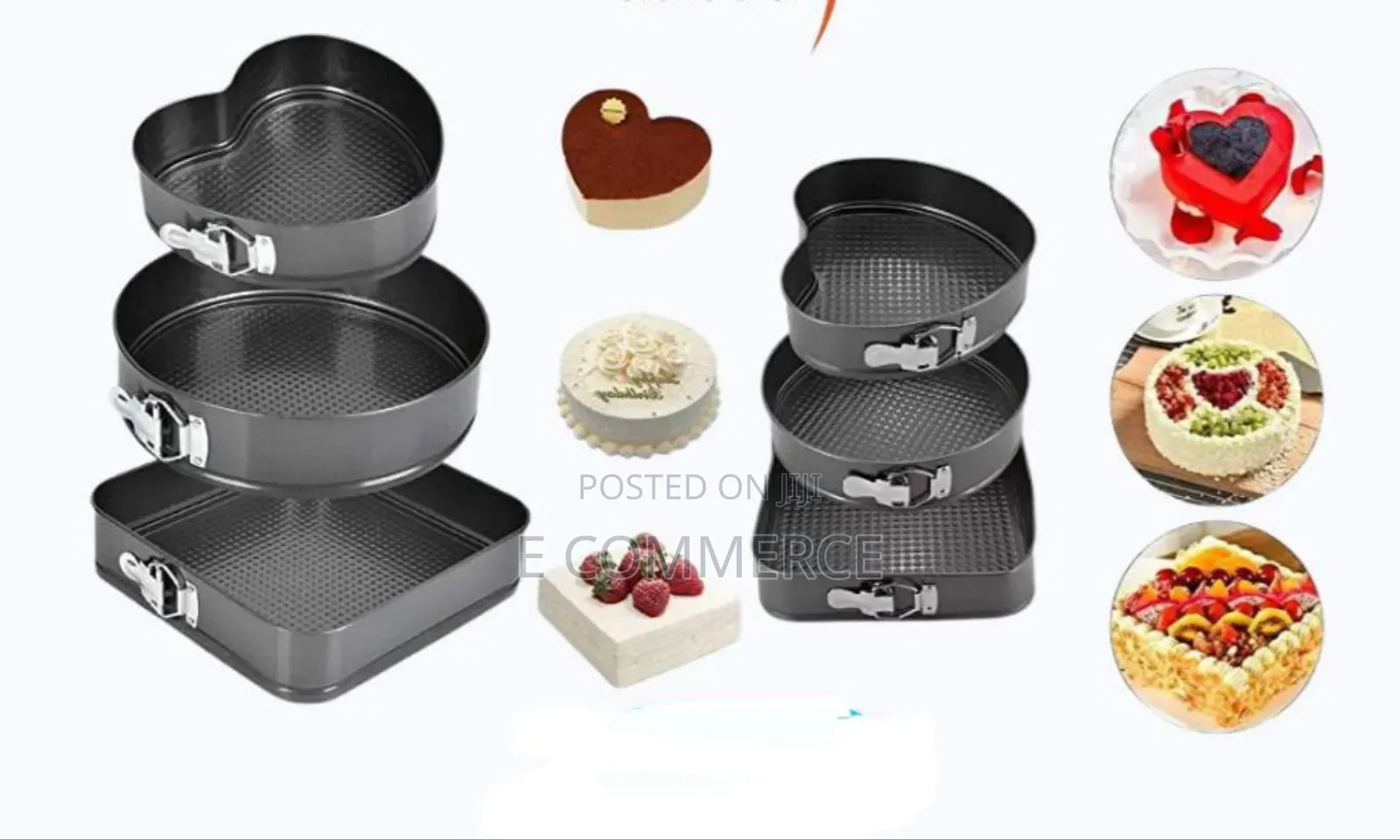 3pcs Non Stick Cake Mould