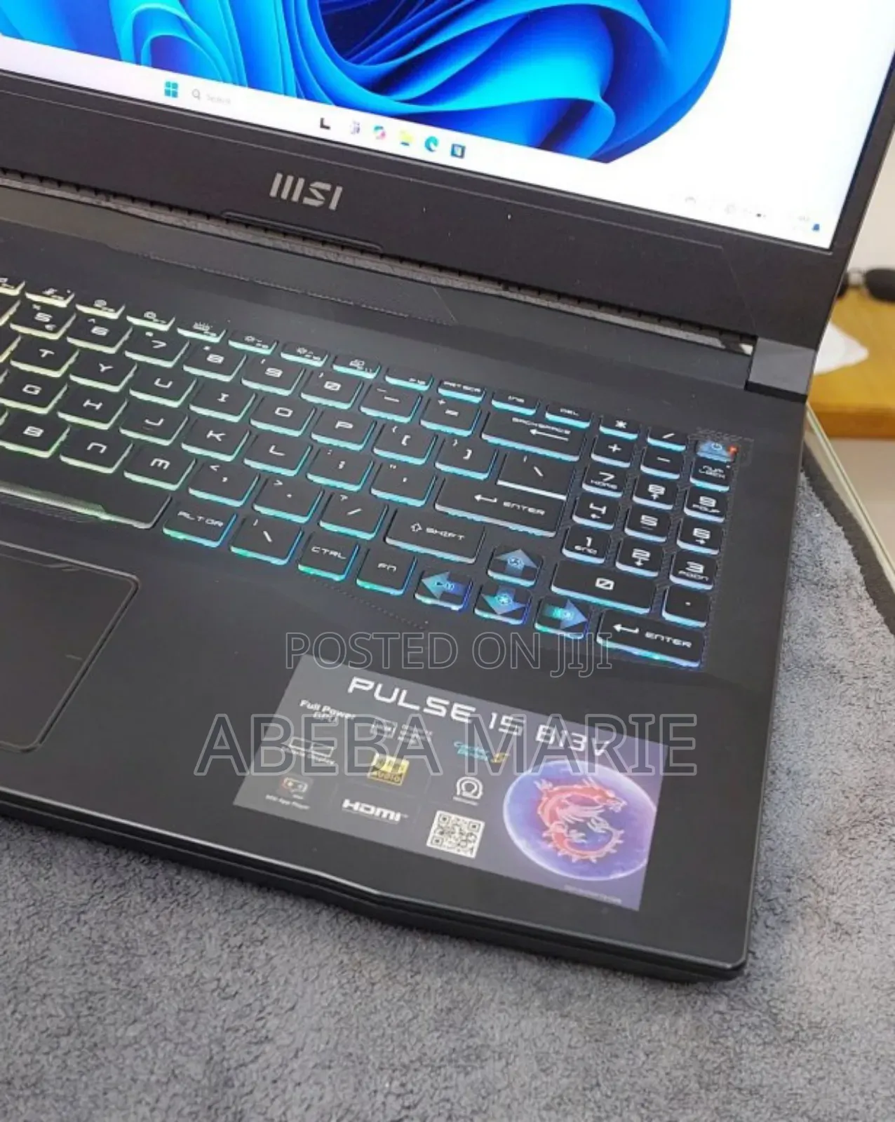 New Laptop MSI Pulse GL66 16GB Intel Core I7 SSD 1T