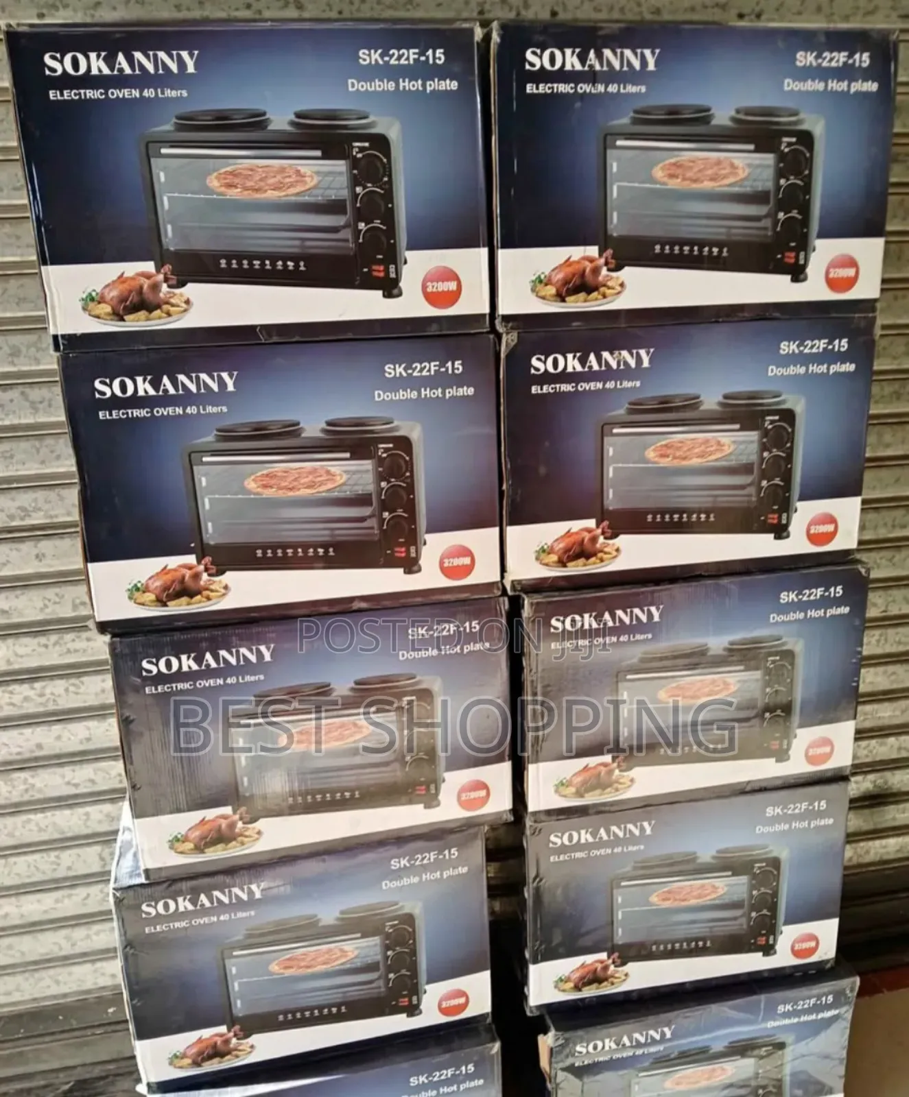 Sokany Oven With Stove 40 Liter