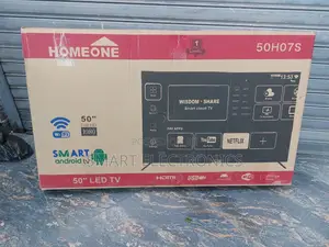 Photo - Home One 50 Inch Tv Double Glass Smart Uhd Tv