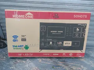 Home One 50 Inch Tv Double Glass Smart Uhd Tv