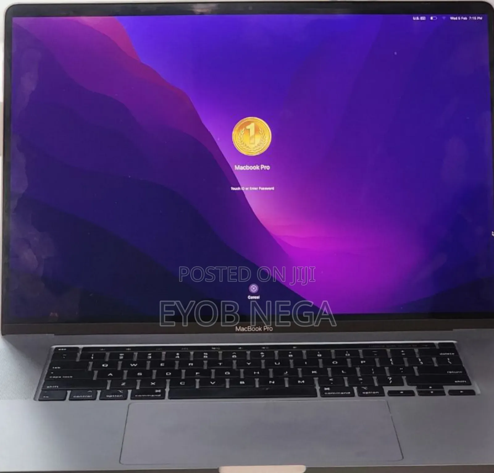 New Laptop Apple MacBook Pro 2019 16GB Intel Core I9 SSD 1T