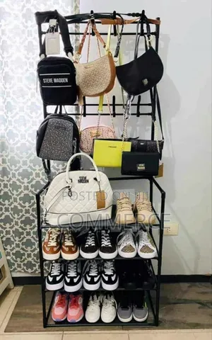 Photo - New Simple Floor Shoes Clothes Rack