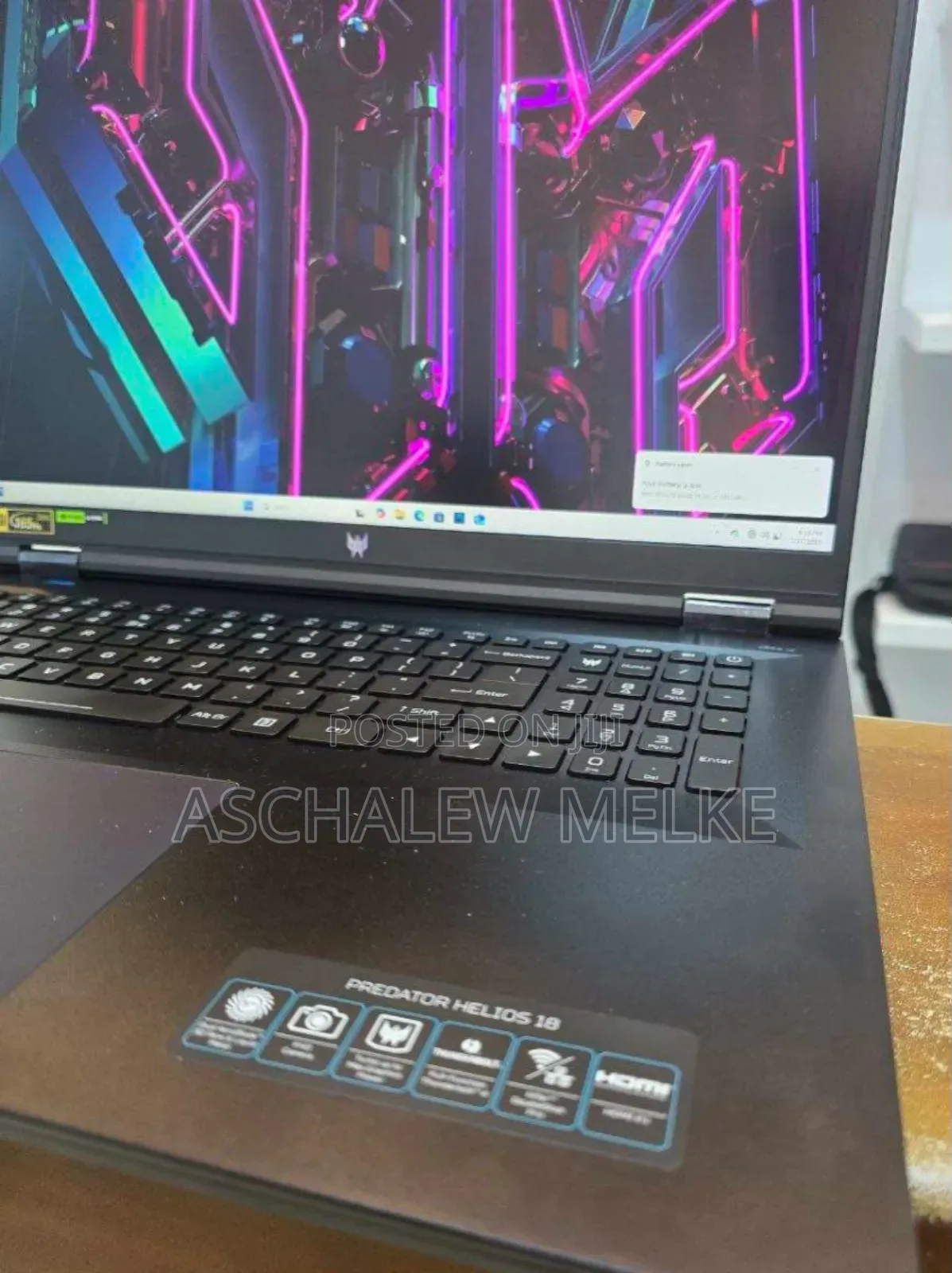 New Laptop Acer Predator Helios 18 PH18-71 16GB Intel Core I7 SSD 1T