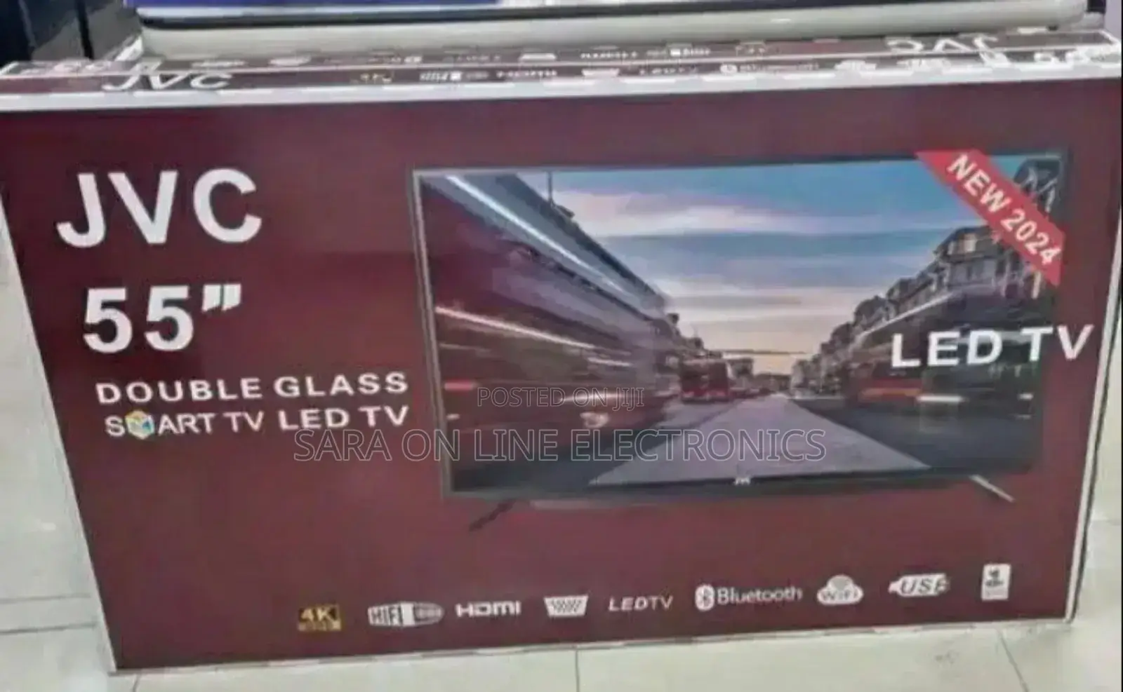 JVC 55” Smart TV – Android 13 – UHD – 58,500 ETB