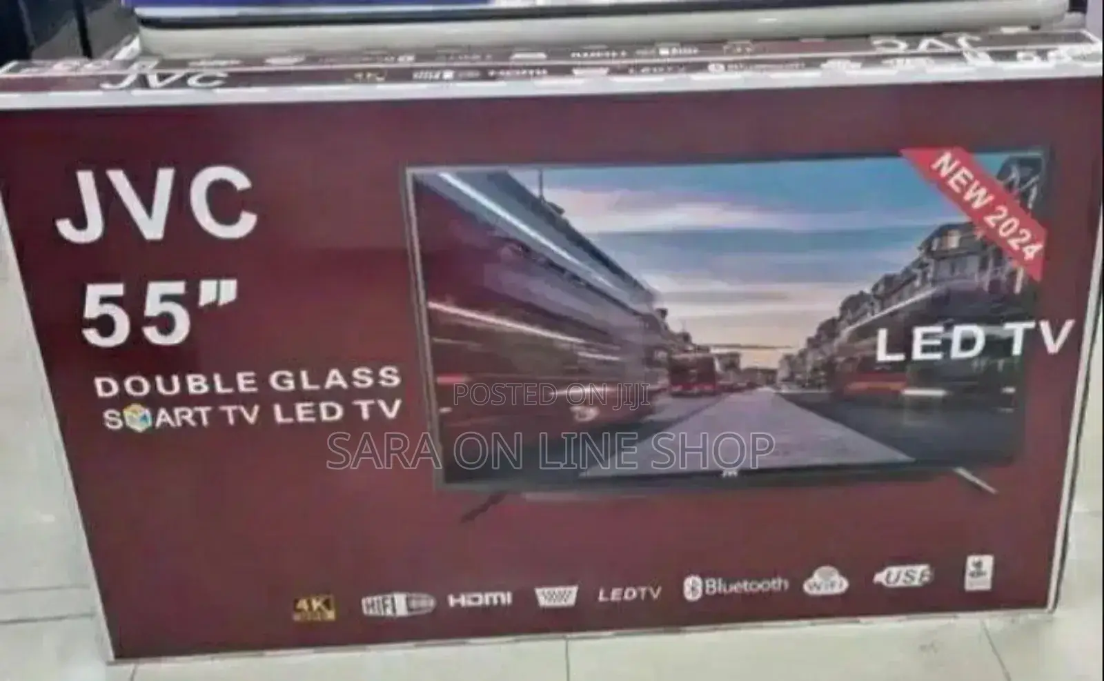 JVC 55” Smart TV – Android 13 – UHD – 58,500 ETB