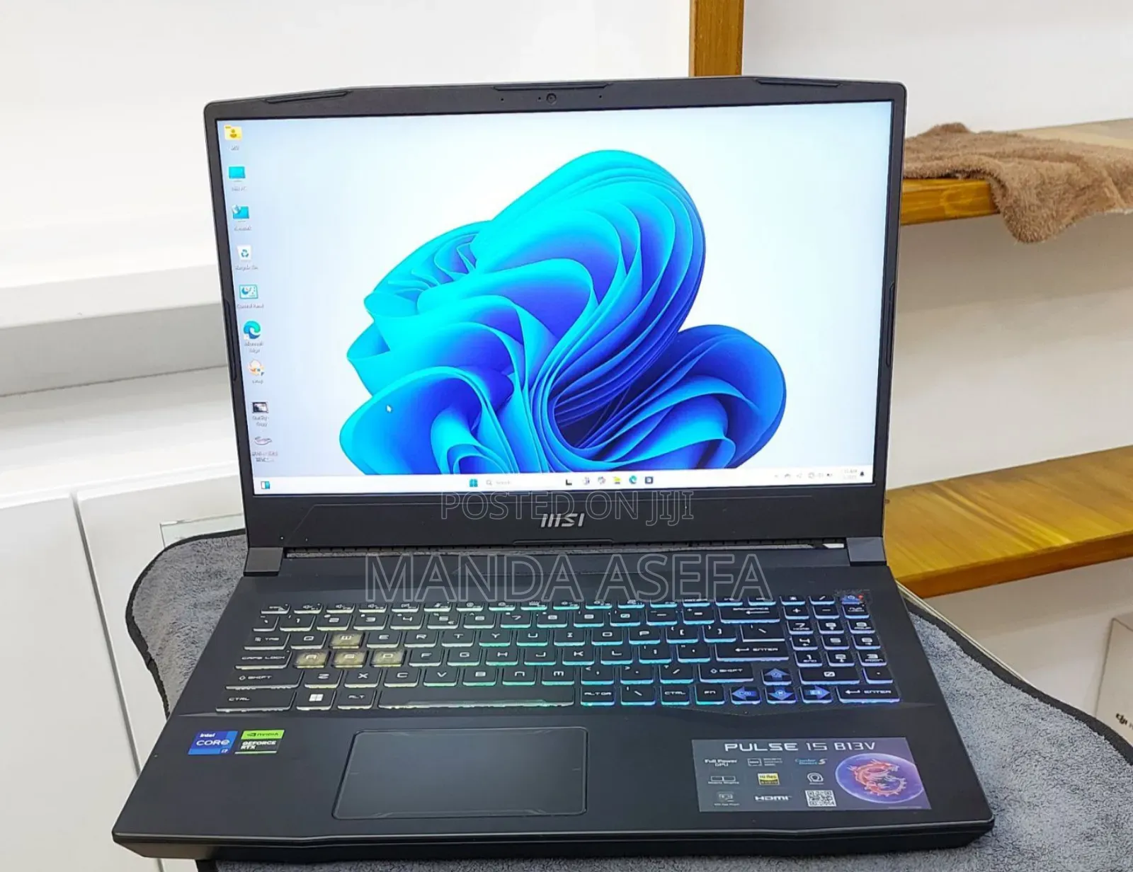 New Laptop MSI 16GB Intel Core I7 SSD 1T